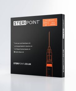 STERIPOINT™ 25G 1″ Orange All-In-One Cycle Pack (1ml Barrel)